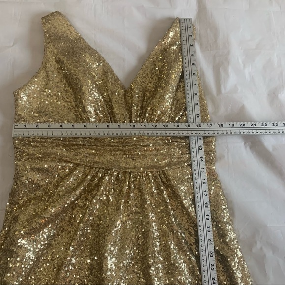 Custom  made gold dress womans - Picture 9 of 12